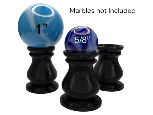 Pack of 3 Marble Displays for marbles up to 1"