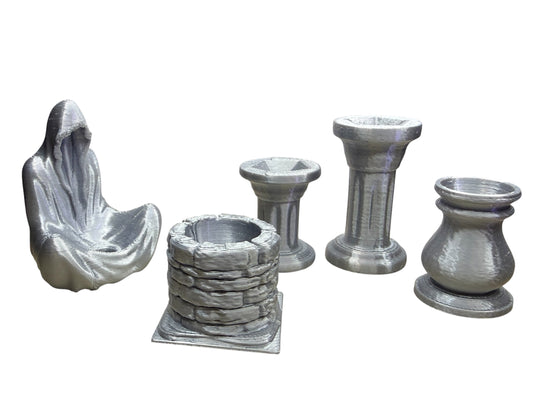 Silver Marble Displays for marbles up to .72" lot 5596
