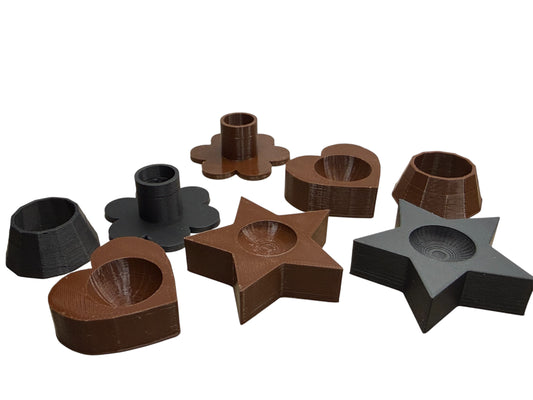 Black and Brown Displays for marbles up to 1" lot 8806