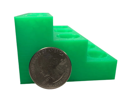 Green 3 Tier Display for 5/8" to .72" Marbles Lot 8852